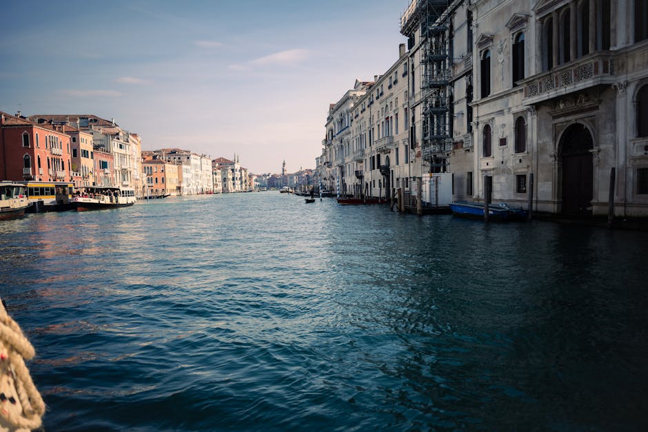 Breathtaking view of Venice's Grand Canal with classic architecture